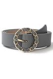 CASUAL CIRCLE CHAIN BUCKLE BELT