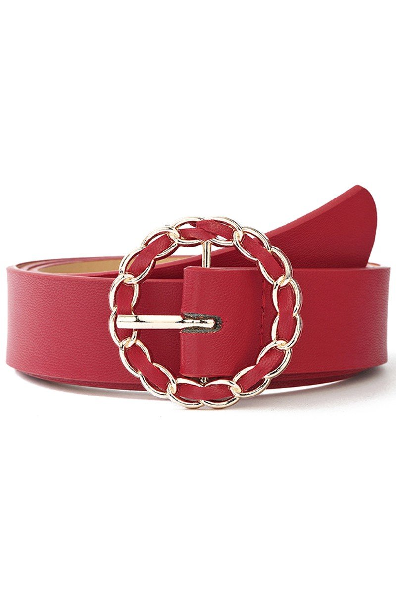 CASUAL CIRCLE CHAIN BUCKLE BELT