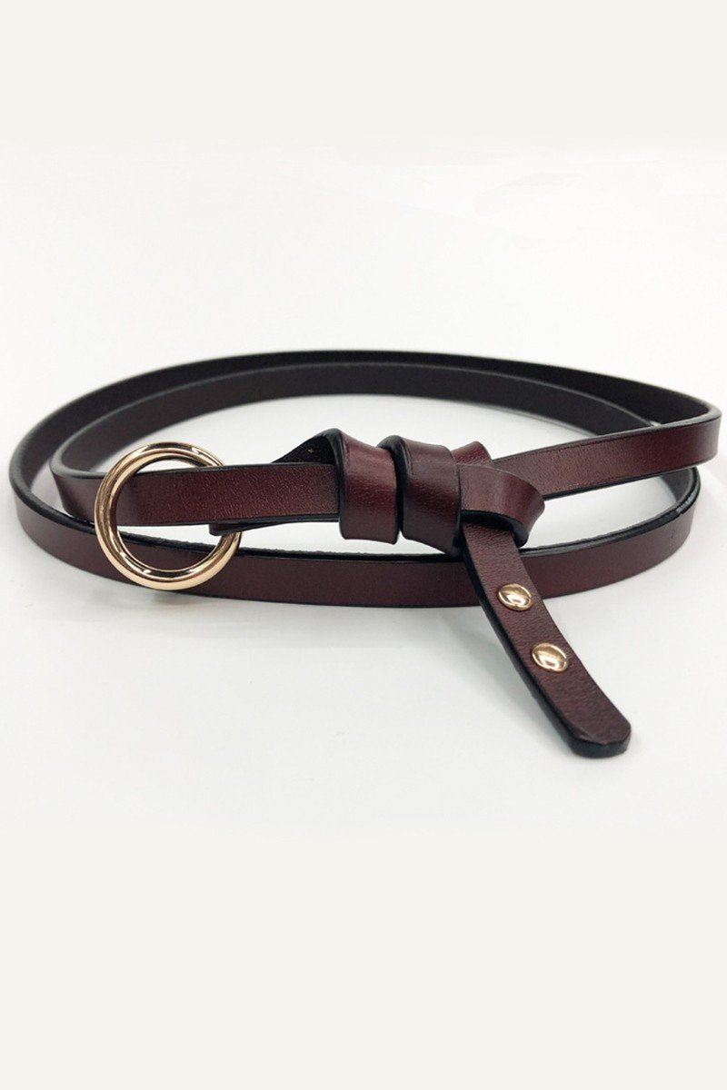 TIED SLIM TRENDY FASHION BELT