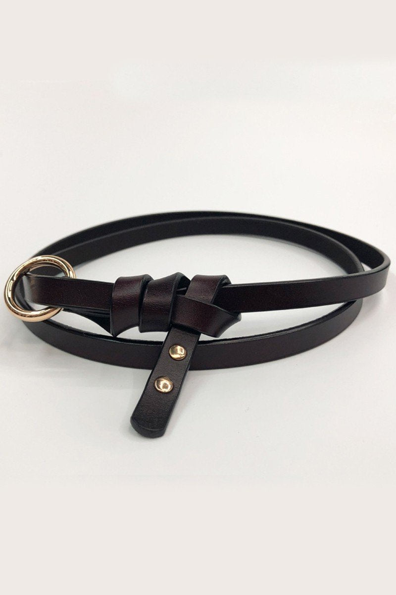 TIED SLIM TRENDY FASHION BELT