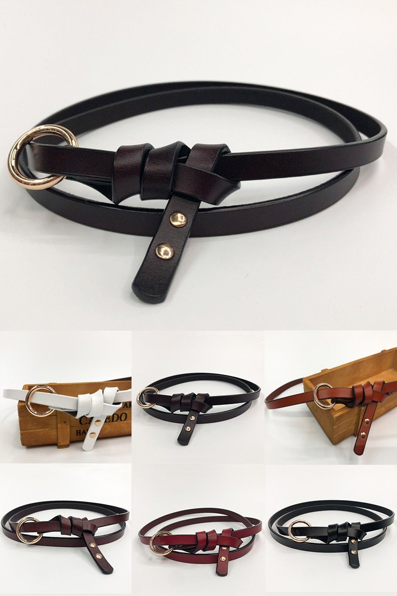 TIED SLIM TRENDY FASHION BELT