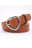 HEART BUCKLE STYLISH FASHION BELT