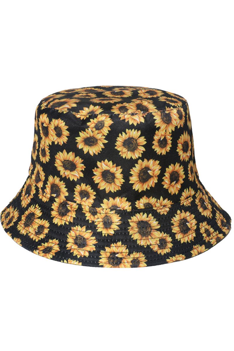 FLORAL PRINTING FASHION FISHERMAN HAT BUCKET HAT