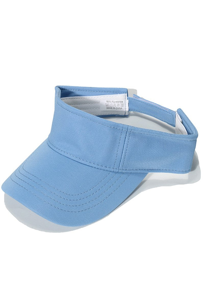 SOLID BASIC SUMMER SUNCAP VISOR