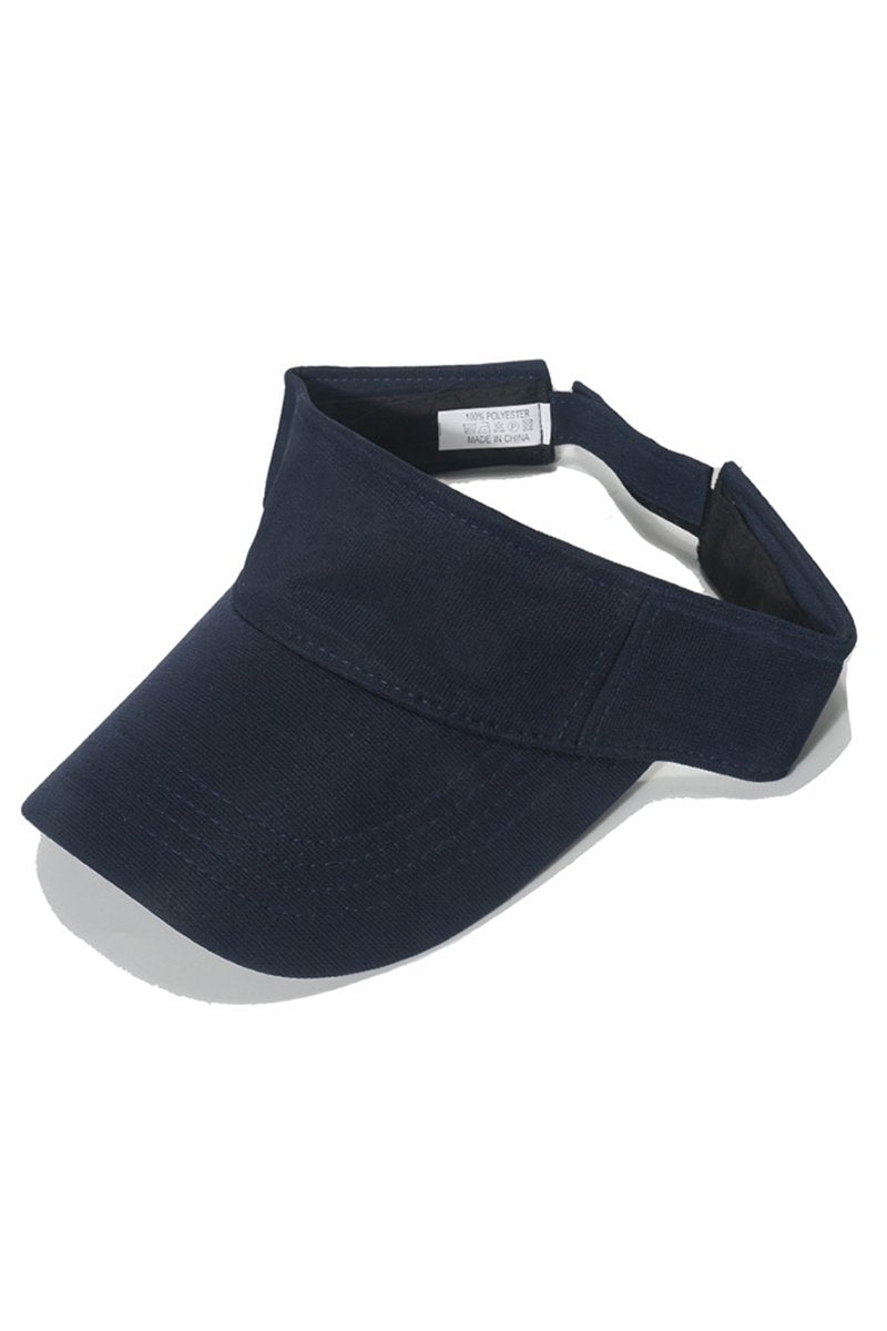 SOLID BASIC SUMMER SUNCAP VISOR