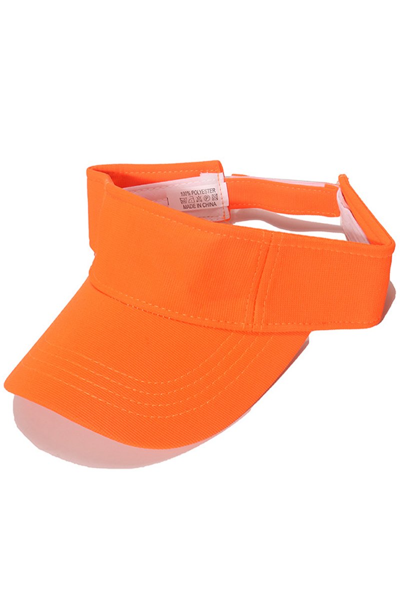 SOLID BASIC SUMMER SUNCAP VISOR