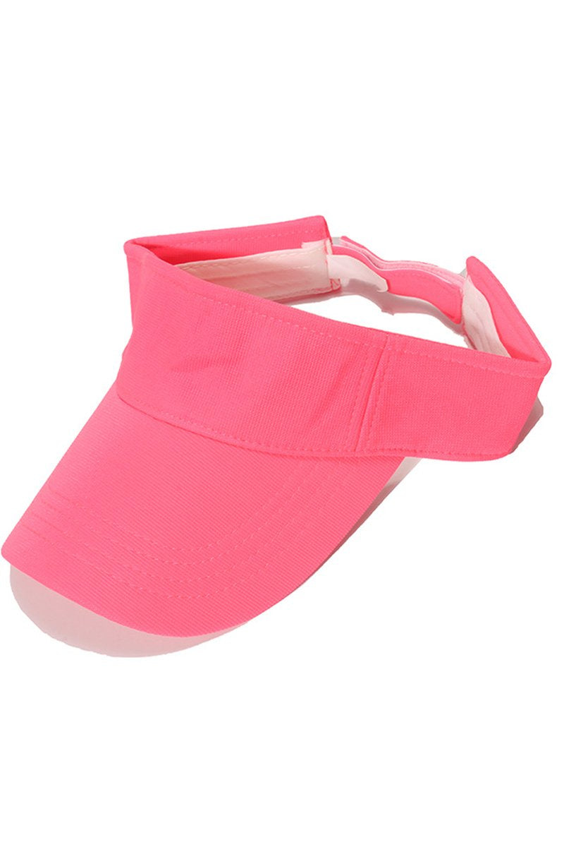 SOLID BASIC SUMMER SUNCAP VISOR