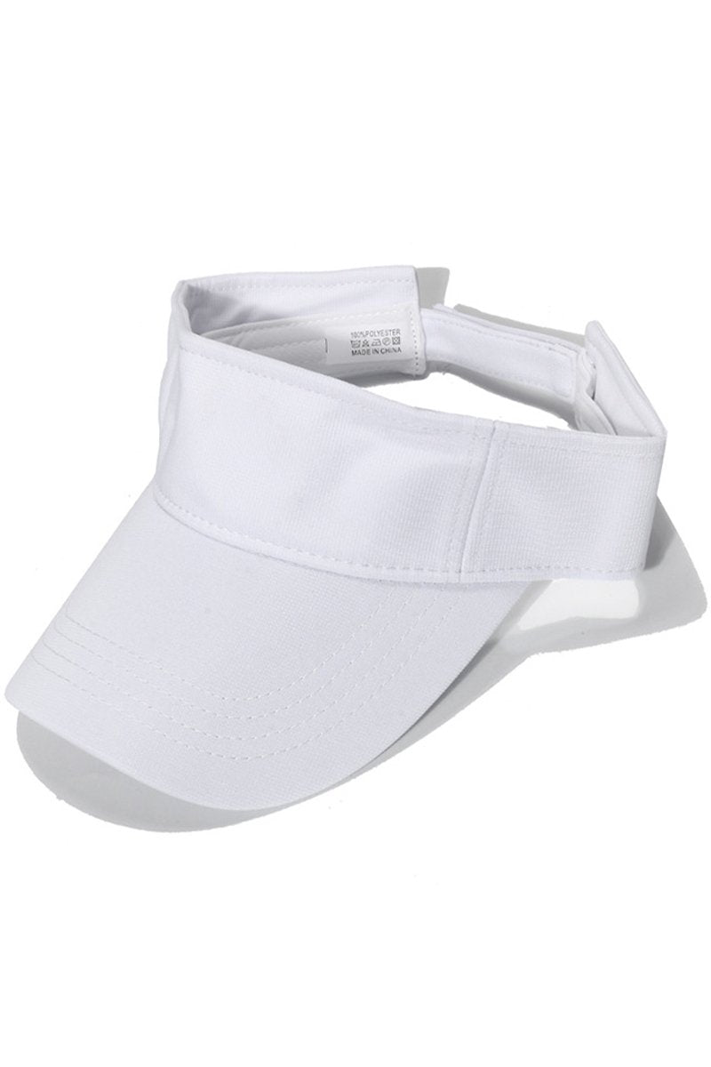 SOLID BASIC SUMMER SUNCAP VISOR