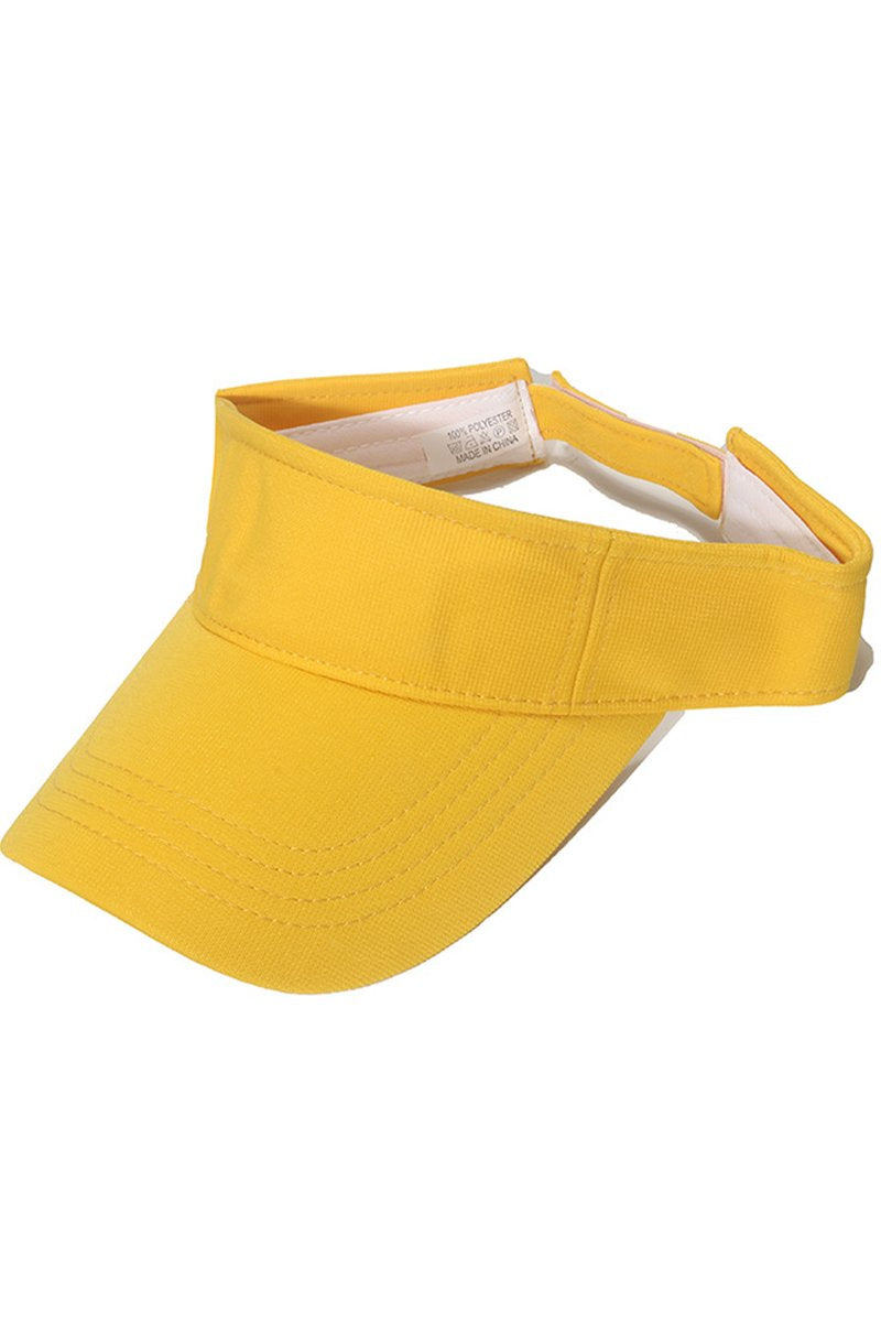 SOLID BASIC SUMMER SUNCAP VISOR