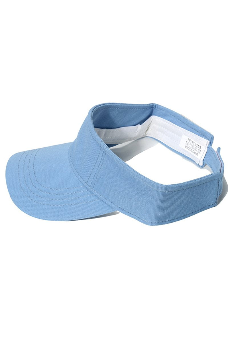 SOLID BASIC SUMMER SUNCAP VISOR