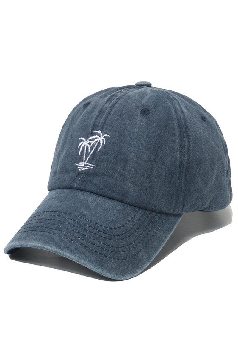 PALM TREE STITCHED DAILY BASEBALL CAP