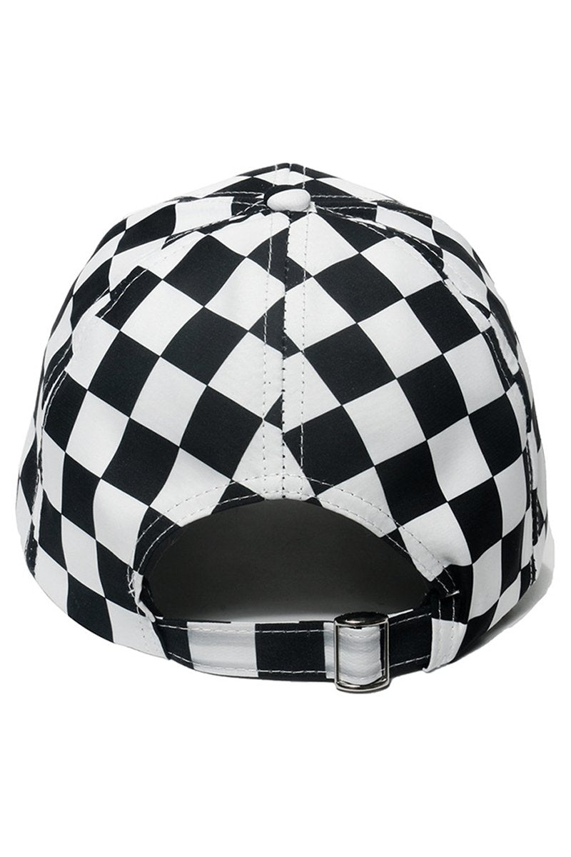 PLAID PATTERN CASUAL BASEBALL CAP