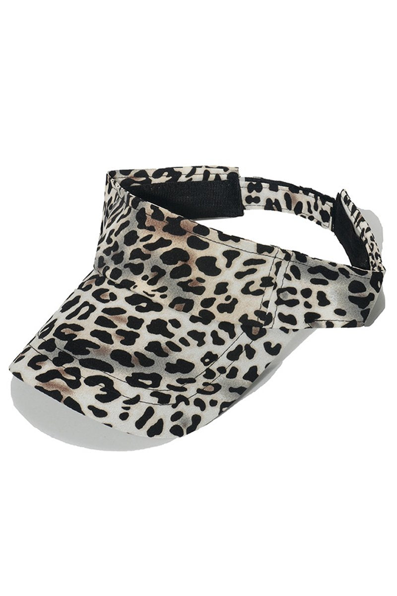 ANIMAL PRINTING SUMMER SUNCAP VISOR