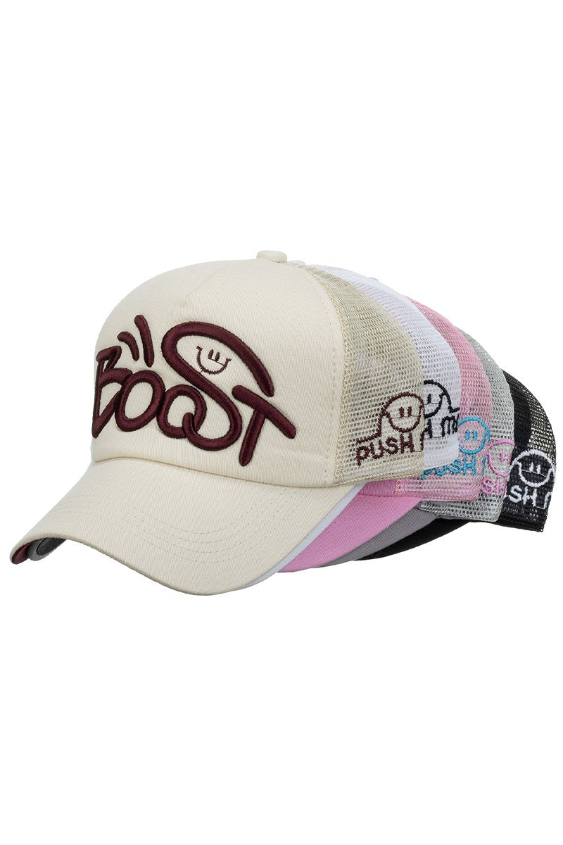 LOGO STITCHED COOL BASEBALL CAP