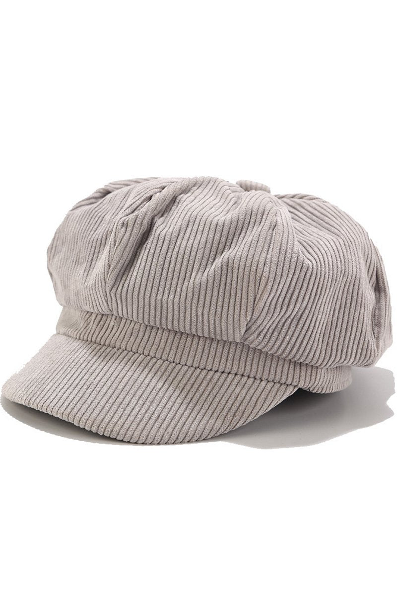 CORDUROY CASUAL NEWSBOY CAP