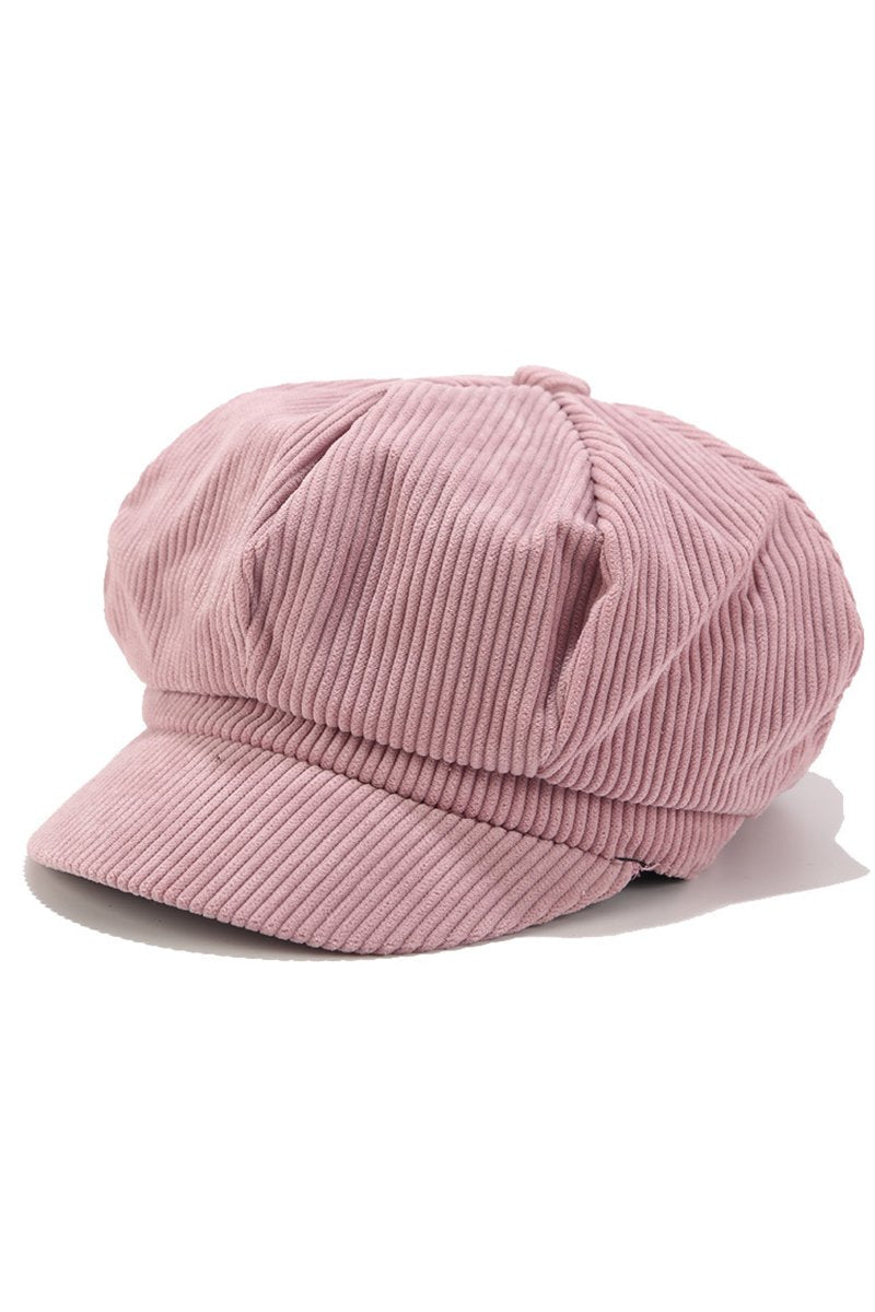 CORDUROY CASUAL NEWSBOY CAP