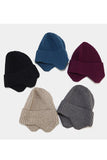 KNITTED SOLID CASUAL BEANIE