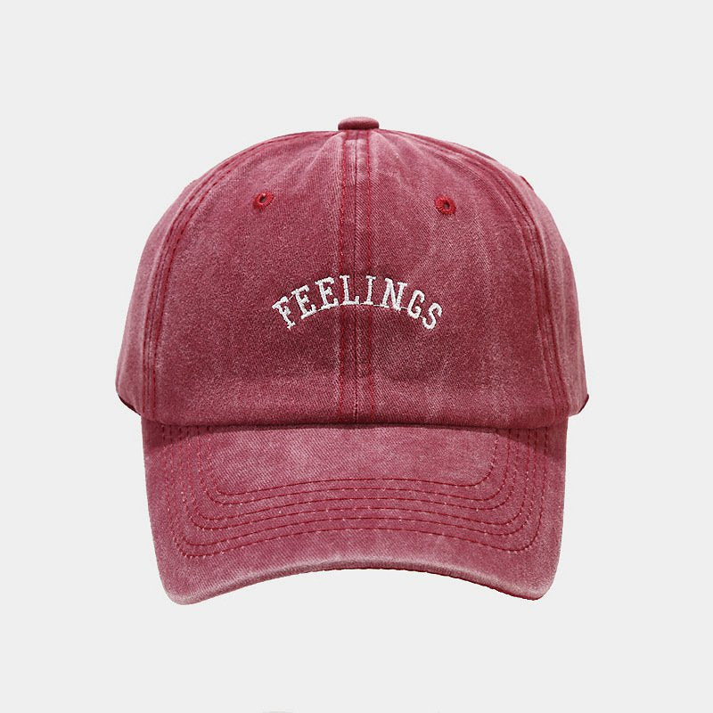 FEELINGS LETTERING BASIC BASEBALL CAP