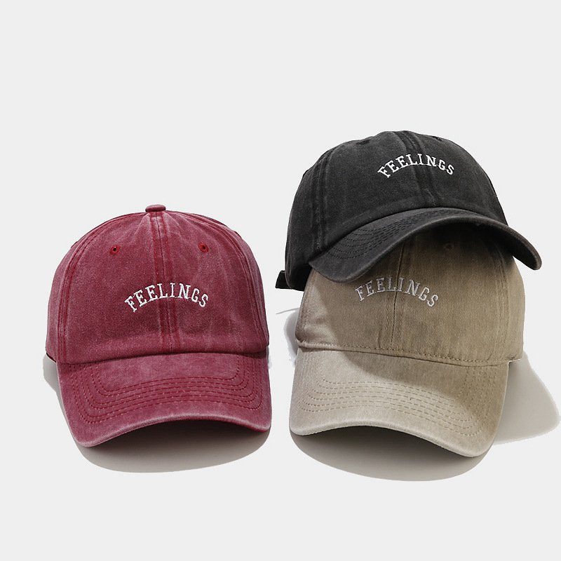 FEELINGS LETTERING BASIC BASEBALL CAP