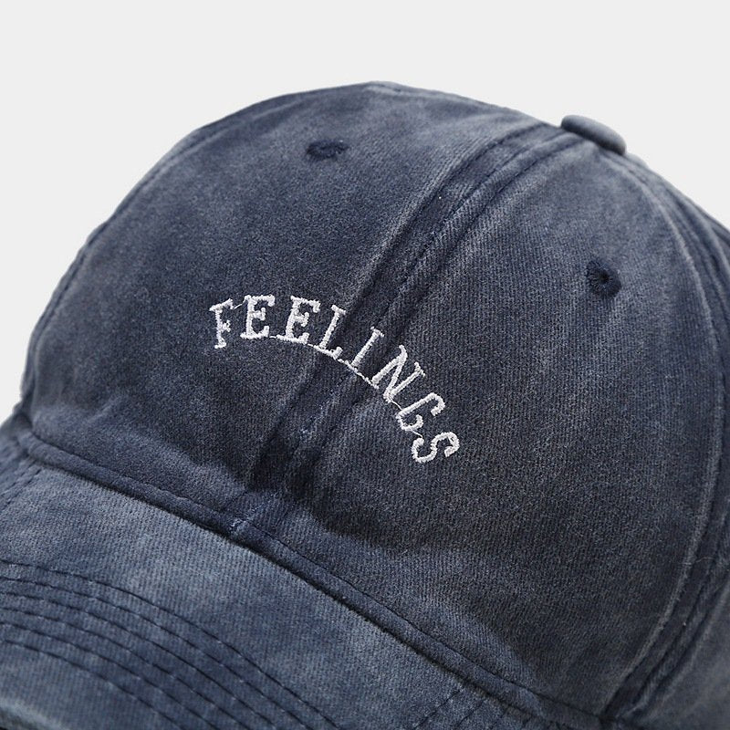 FEELINGS LETTERING BASIC BASEBALL CAP