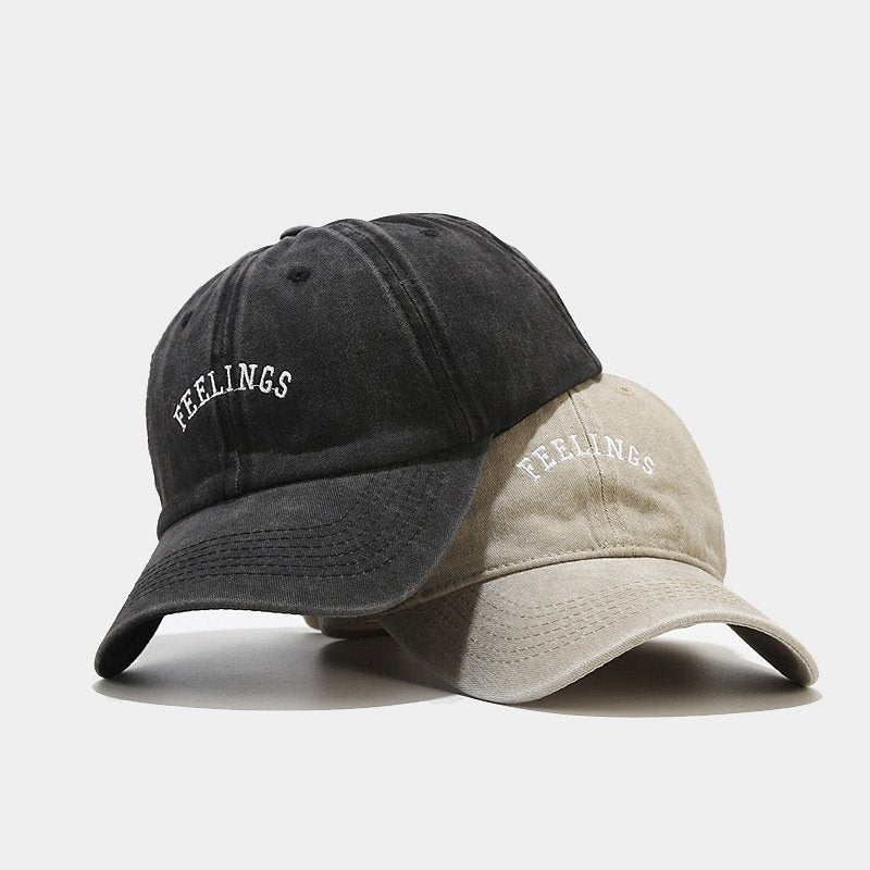 FEELINGS LETTERING BASIC BASEBALL CAP