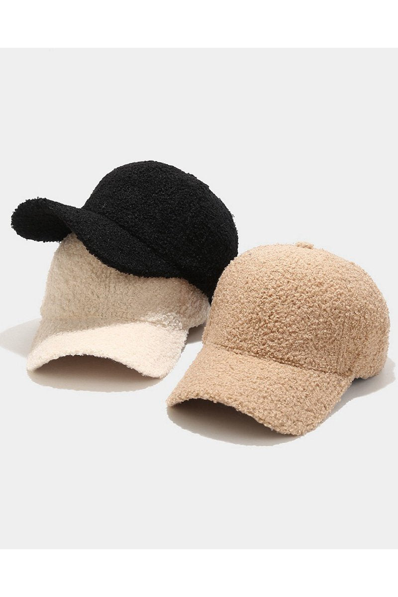 PLUSH WARM BASEBALL CAP