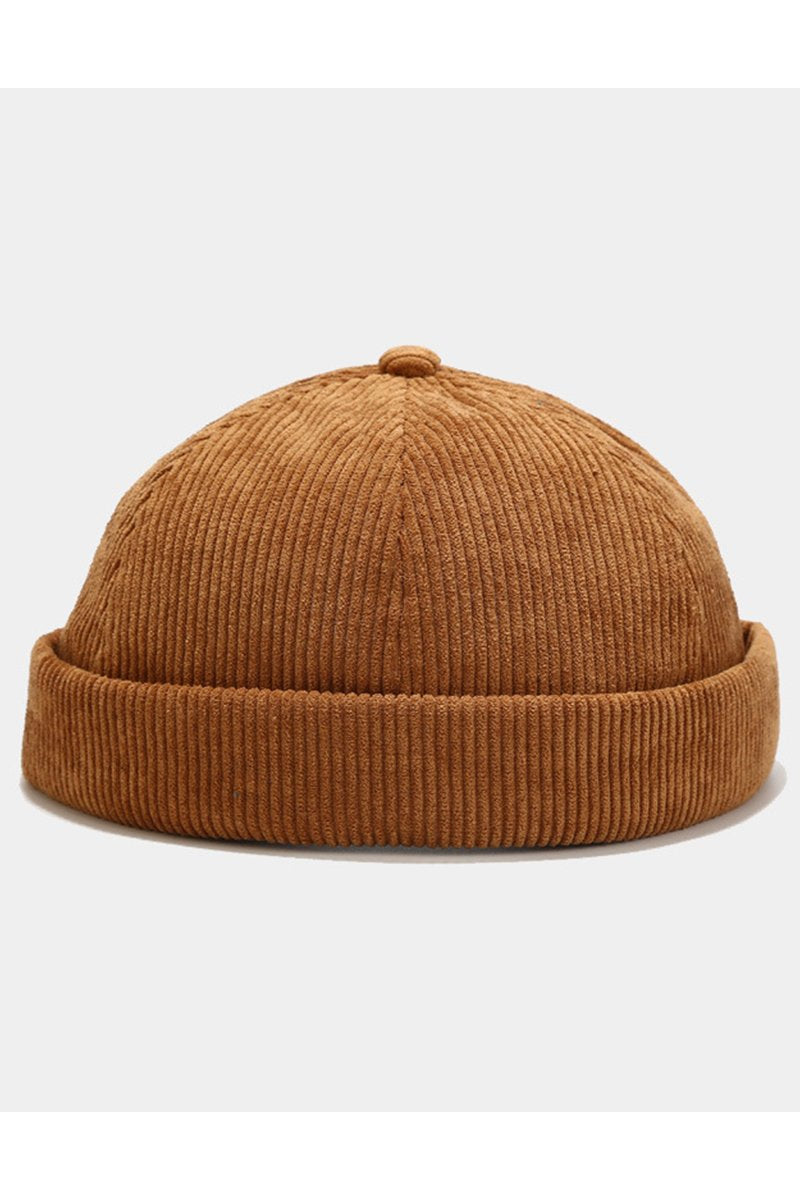 CORDUROY BRIMLESS FASHION CASUAL CAP