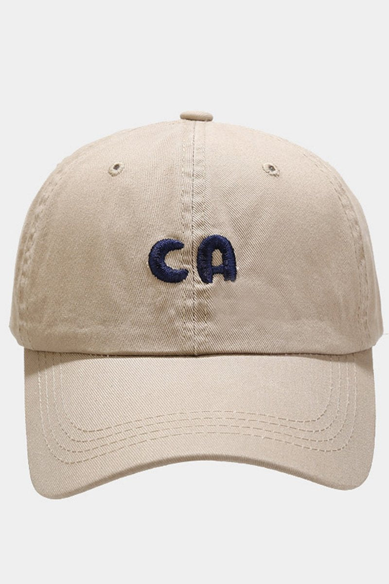 ALPHABET LOGO DETAILED CASUAL BASEBALL CAP