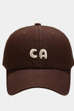 ALPHABET LOGO DETAILED CASUAL BASEBALL CAP