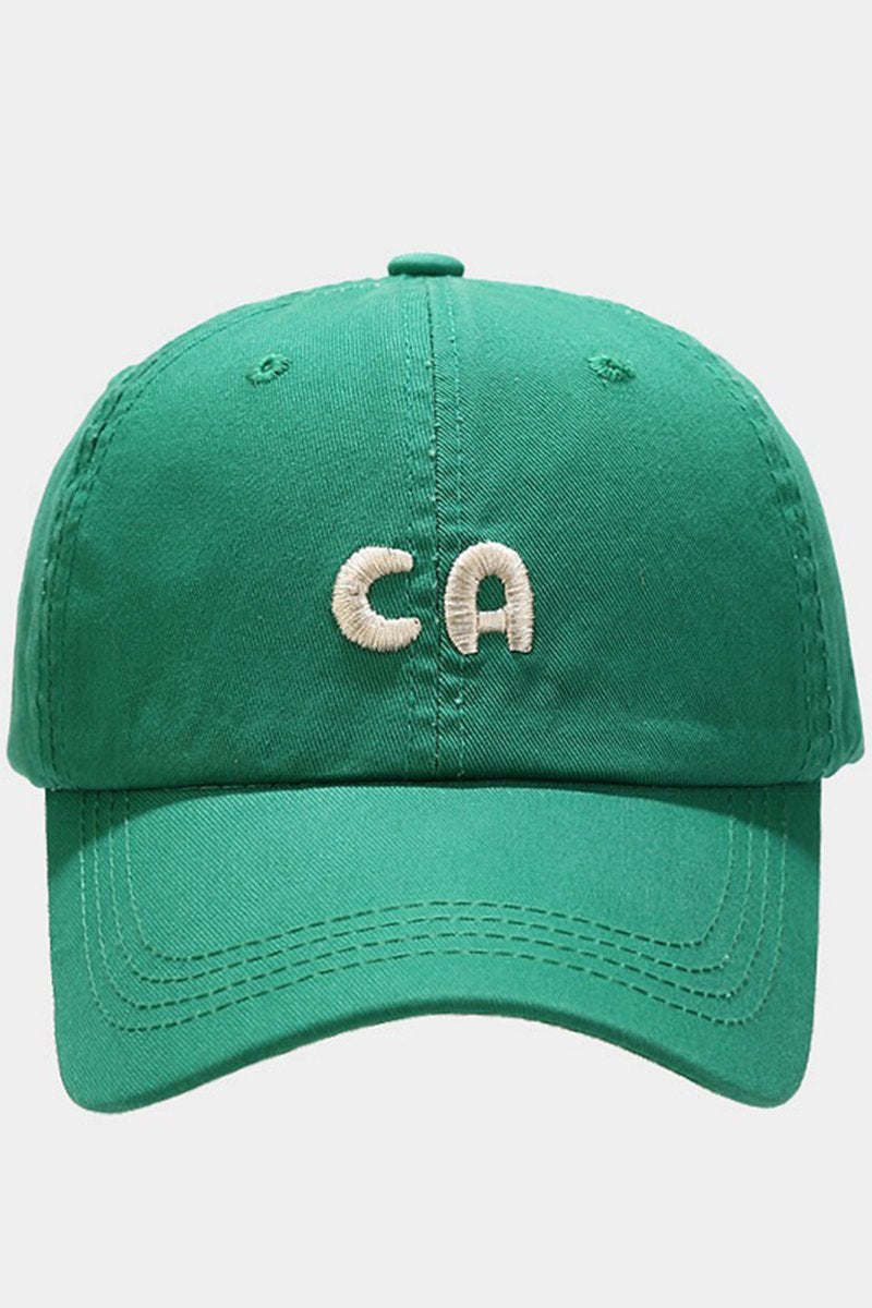 ALPHABET LOGO DETAILED CASUAL BASEBALL CAP