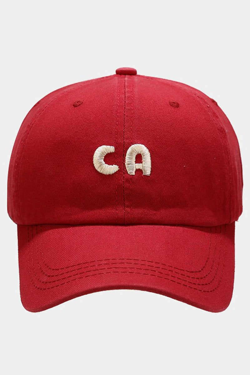 ALPHABET LOGO DETAILED CASUAL BASEBALL CAP