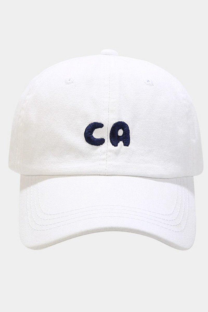 ALPHABET LOGO DETAILED CASUAL BASEBALL CAP