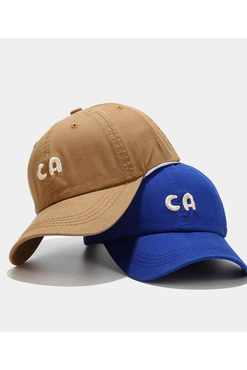 ALPHABET LOGO DETAILED CASUAL BASEBALL CAP