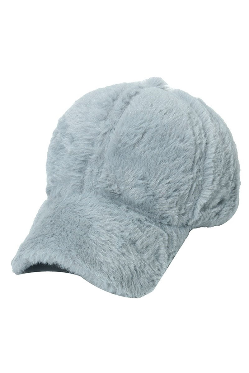 WINTER WARM PLUSH BASEBALL CAP