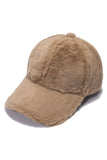 WINTER WARM PLUSH BASEBALL CAP