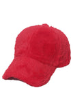 WINTER WARM PLUSH BASEBALL CAP