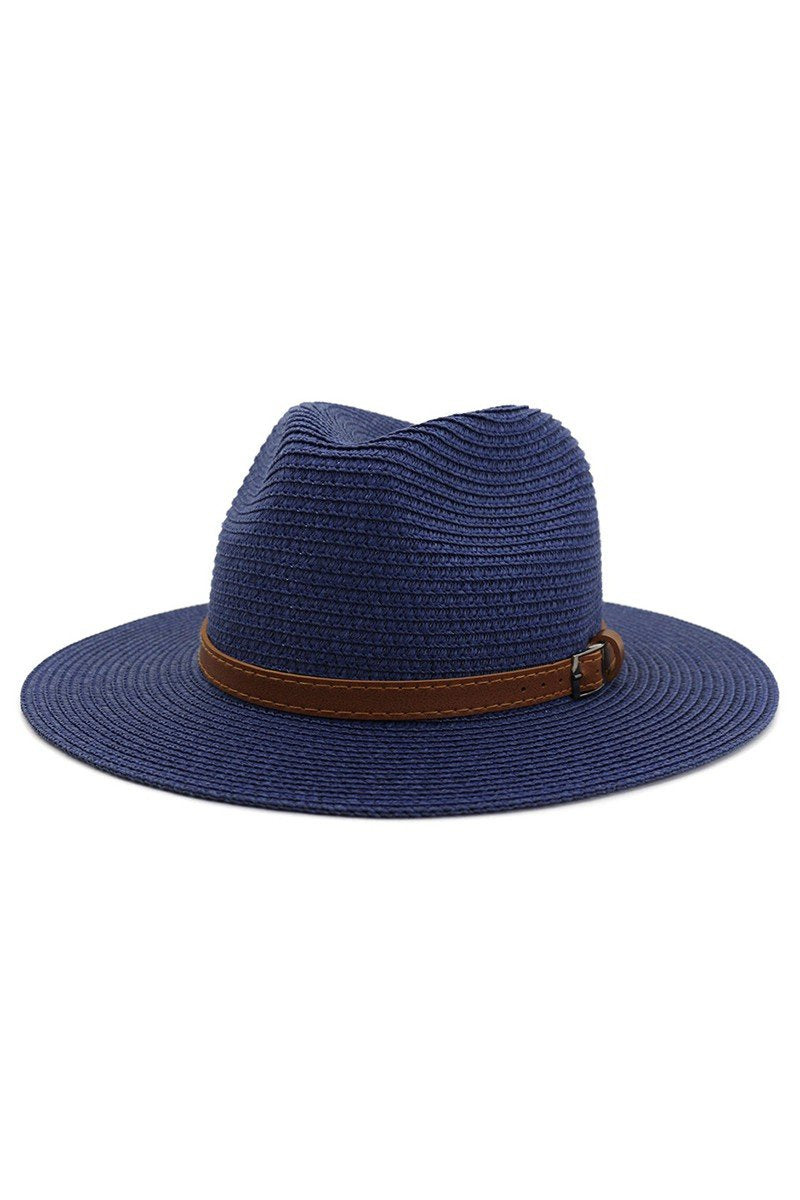 DANDY STITCHED BELT SUMMER PANAMA HAT