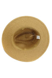 DANDY STITCHED BELT SUMMER PANAMA HAT