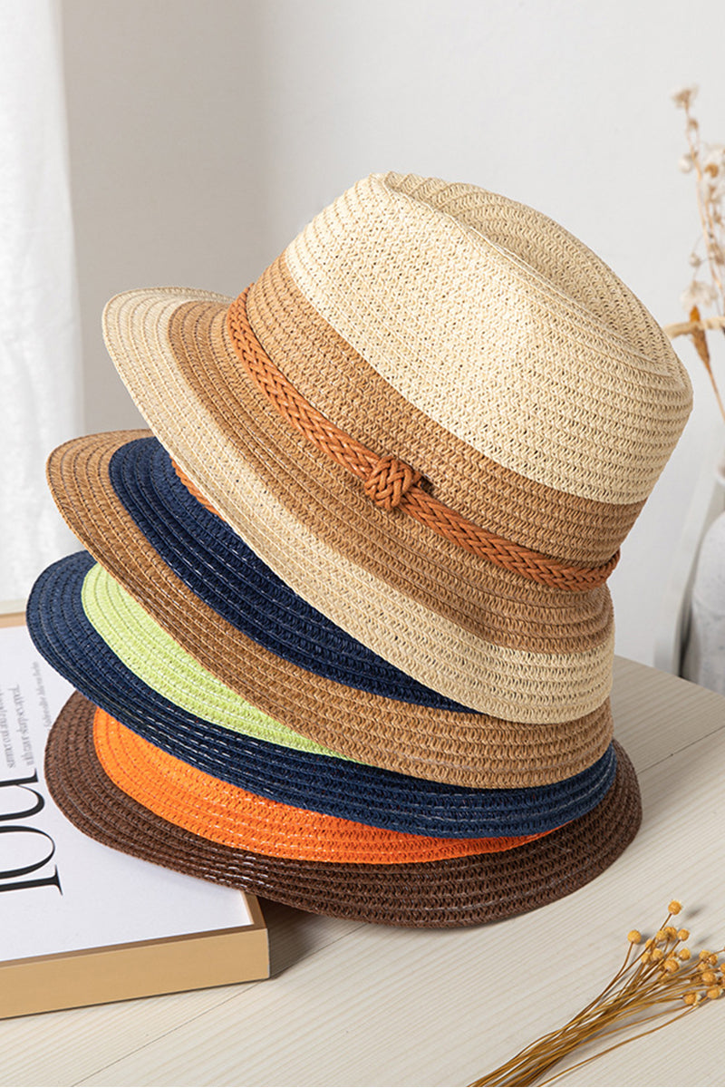 COLOR BLOCK SUN PROTECTION HAT