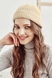 SOLID KNIT BEANIE