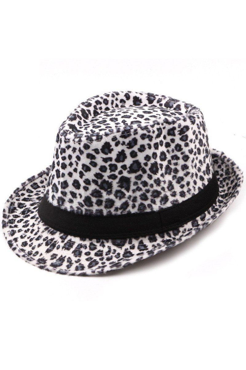 LEO, LEOPARD FASHION FEDORA