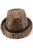 LEO, LEOPARD FASHION FEDORA