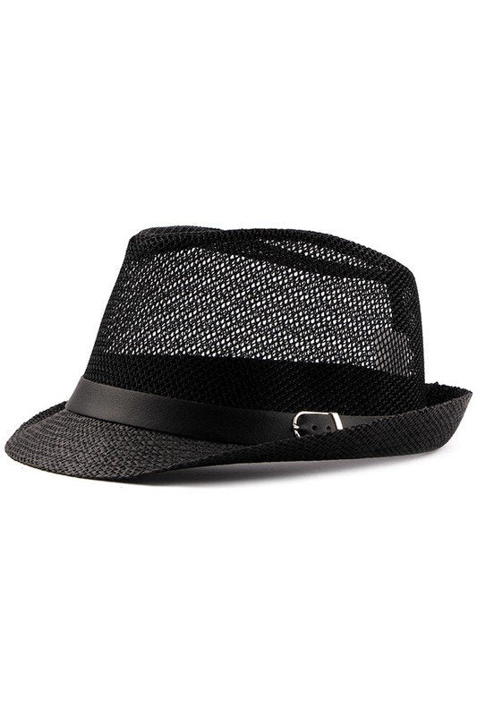 FASHION JAZZ MESH BEACH FEDORA