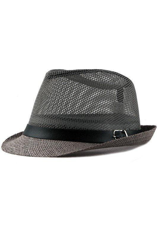 FASHION JAZZ MESH BEACH FEDORA