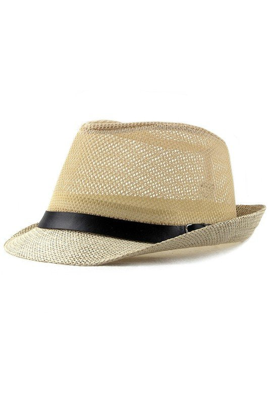 FASHION JAZZ MESH BEACH FEDORA