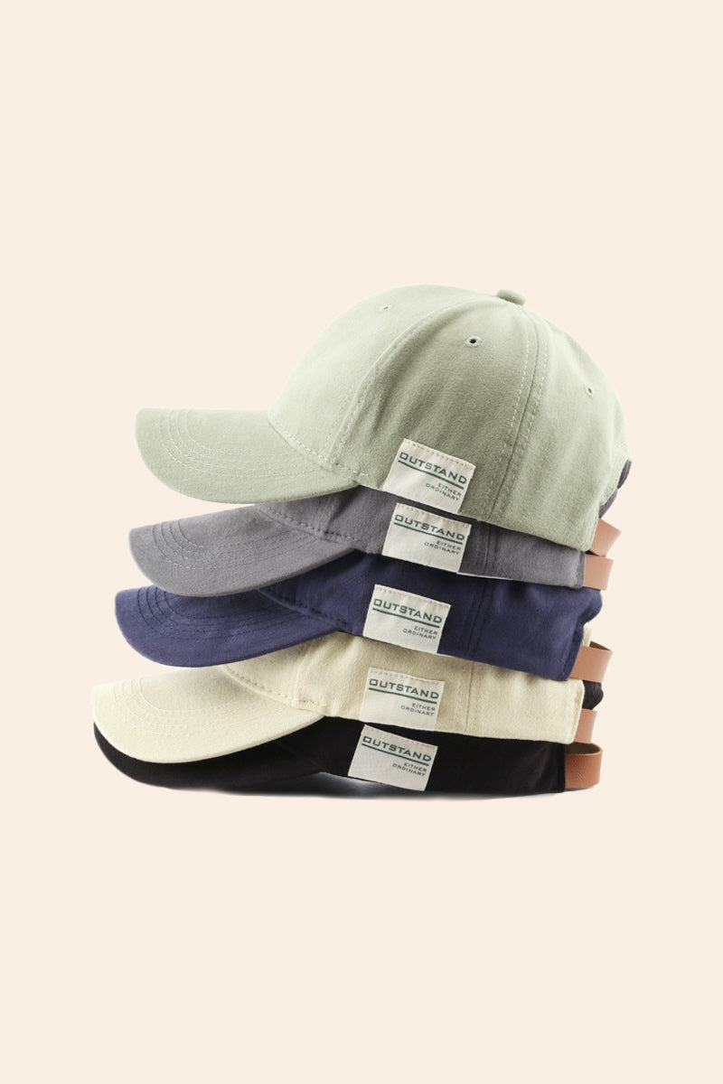 WOMEN LETTER LABEL BASEBALL CAP