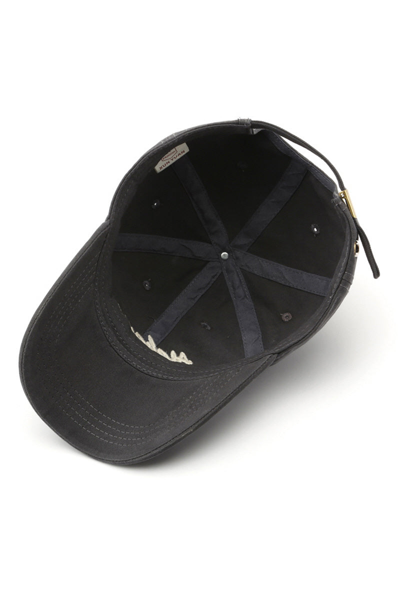 WOMEN LETTER GRAPHIC VINTAGE BASEBALL CAP