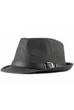 STRAW SUNSHADE RETRO STYLE FEDORA