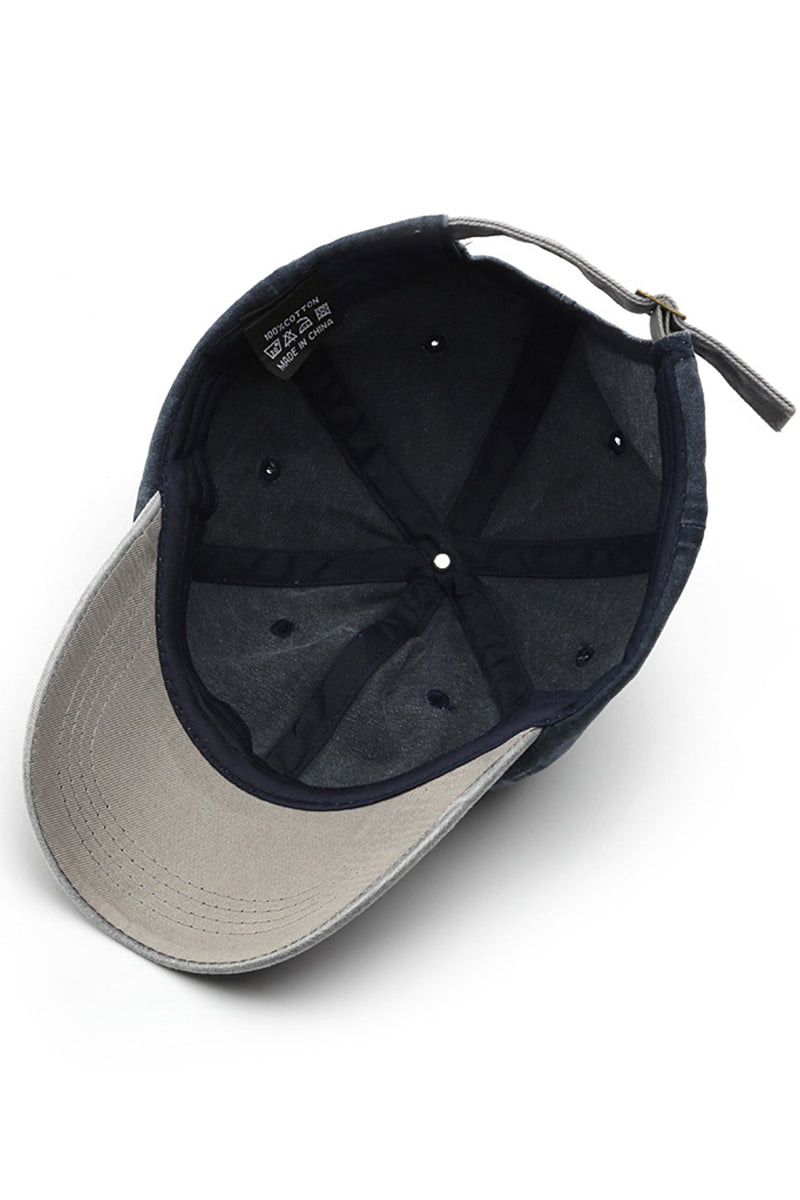 WOMEN FASHIONABLE COLOR-BLOCK BASEBALL CAP