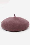 WOOL CLASSIC SOLID COLOR BERET HATBERET HAT